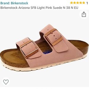 Pink suede Birkenstock Arizona- size 37